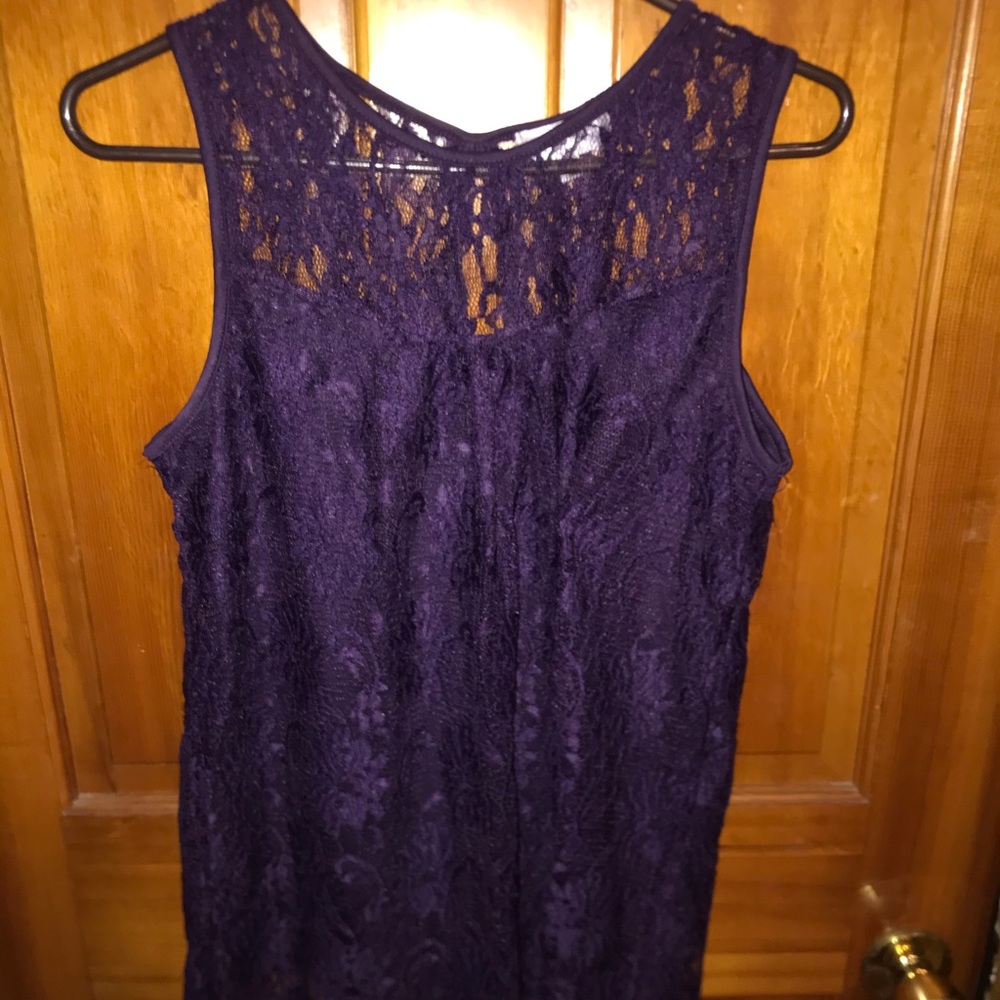 Purple Lace Blouse